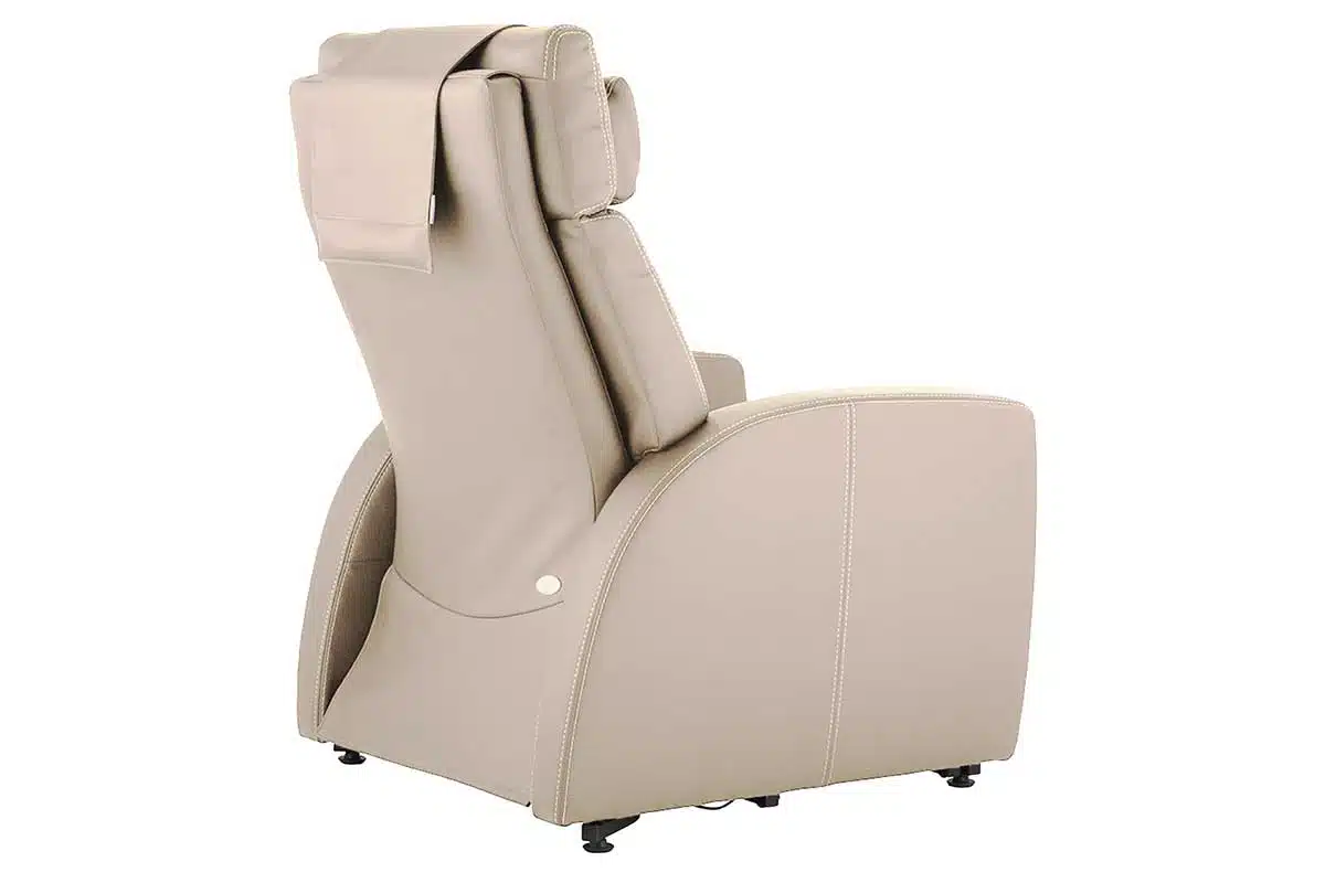 Positive Posture Luma Lift, Cream Color, Back view, Angle to the right