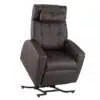 Positive Posture Luma Lift, Brown Color, Angle to the right, Lifted