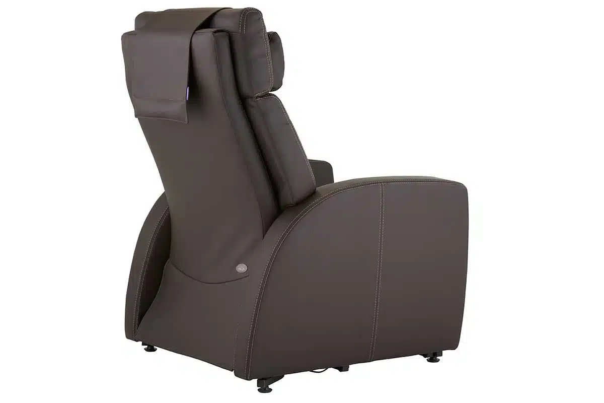 Positive Posture Luma Lift, Brown Color, Back view, Angle to the right