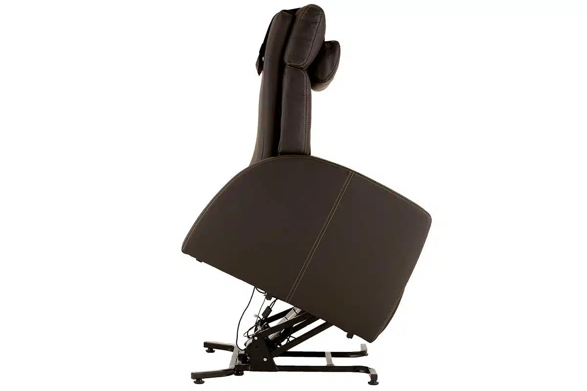 Positive Posture Luma Lift, Brown Color, Right side view, Lifted