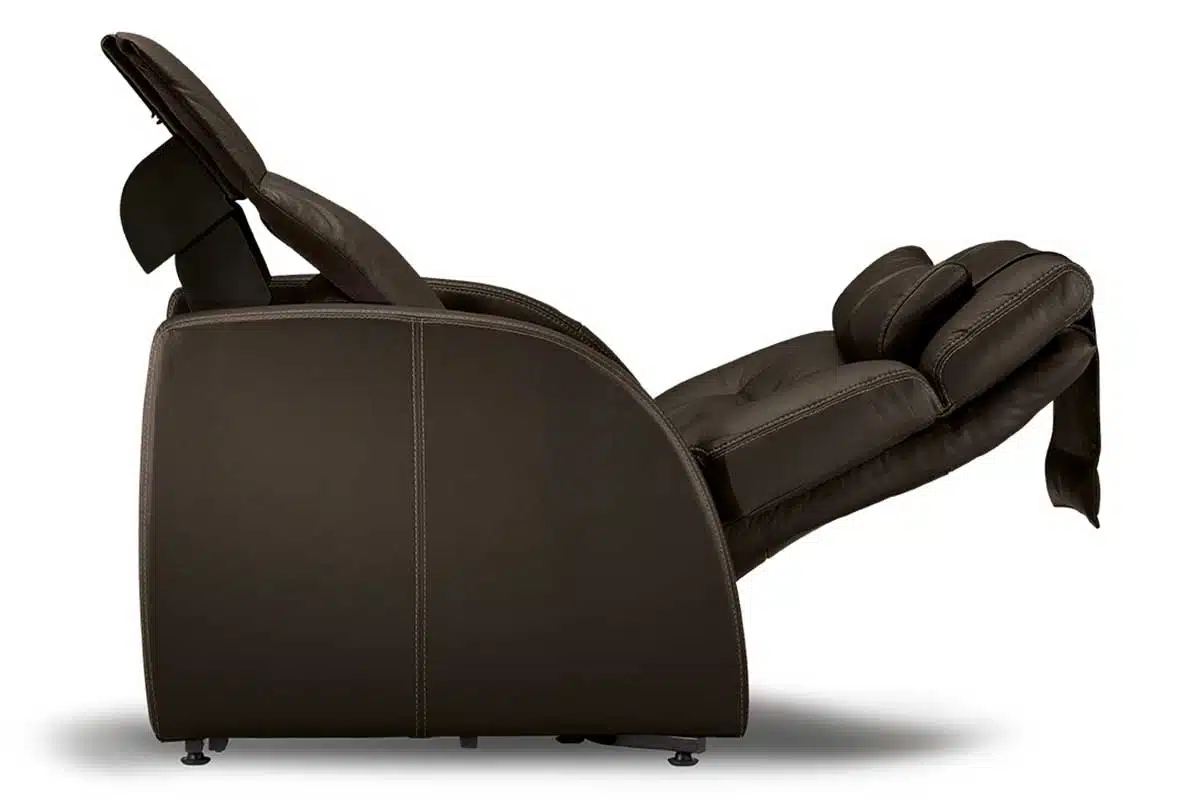 Positive Posture Luma Lift, Brown Color, Left side view, Reclined
