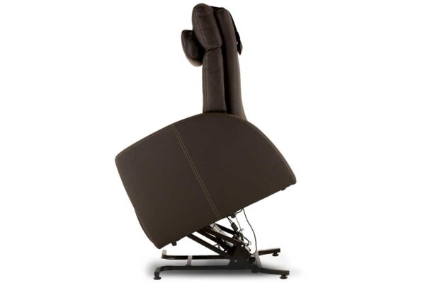 Positive Posture Luma Lift, Brown Color, Left side view, Lifted