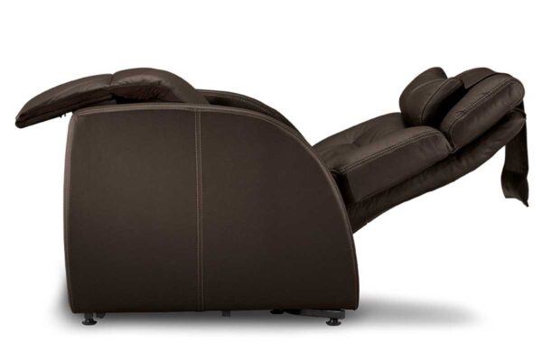 Positive Posture Luma Lift, Brown Color, Left side view, Partially reclined